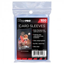 Ultra Pro Soft Card Sleeves Clear (100) Japanese Size Card Sleeves (Yu-Gi-Oh)